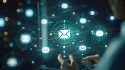 Depiction of email connection