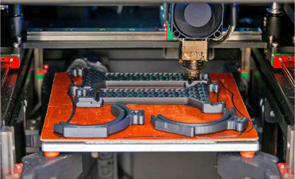 Machine printing parts